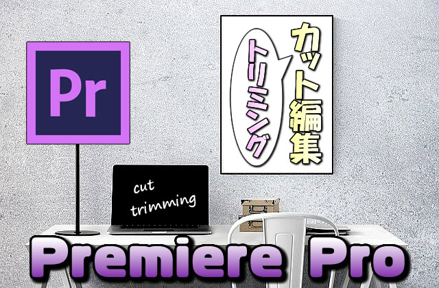 【Premiere Pro】編集の基本「カット(トリミング)」操作の仕方【効率の良いお勧めの方法を紹介】