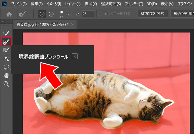 Photoshop（フォトショップ）を使って画像の1部だけを切り取る方法㉖